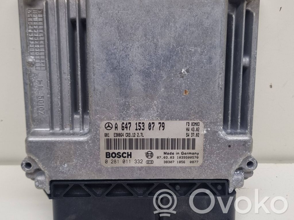 Mercedes-Benz E W211 Engine control unit/module 