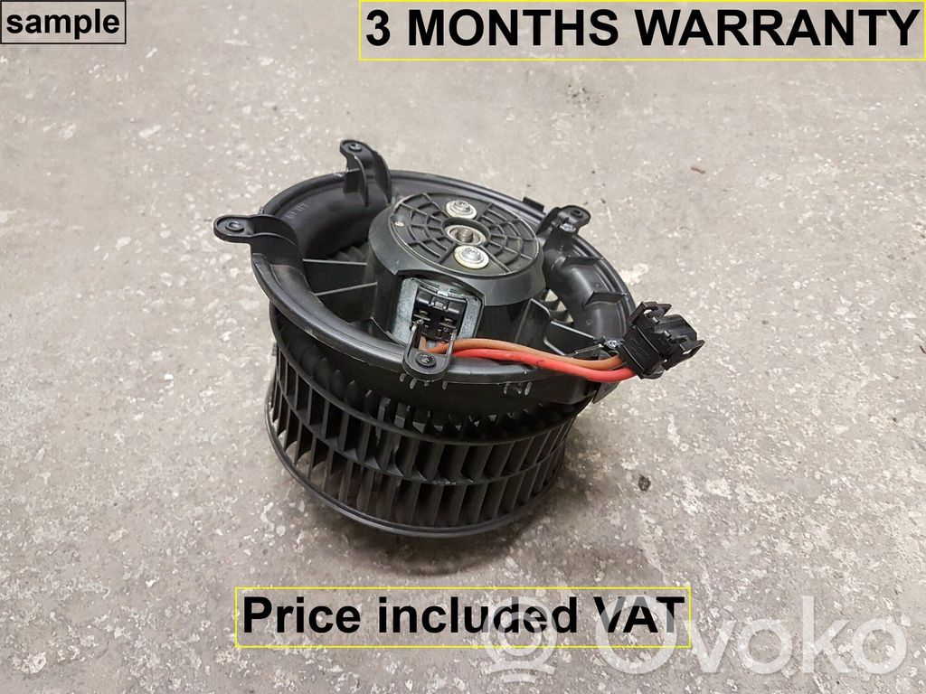 BMW 7 E65 E66 Mazā radiatora ventilators 