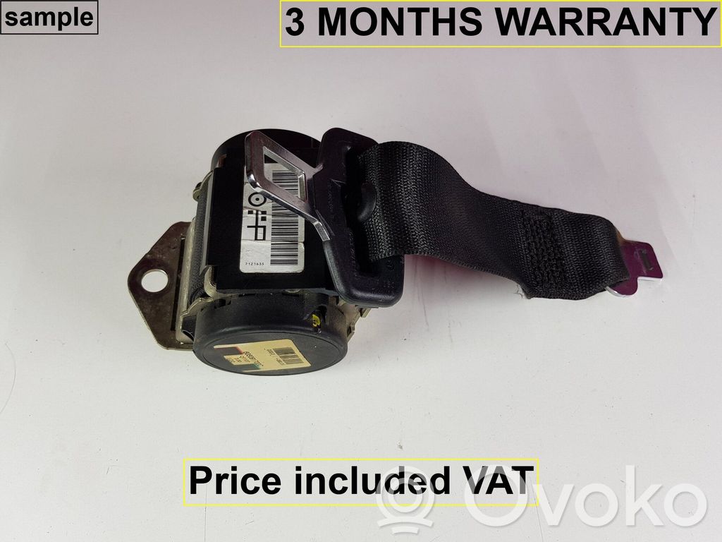 BMW 3 E90 E91 Rear seatbelt 