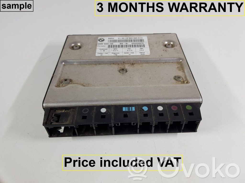 BMW 7 E65 E66 Seat control module 