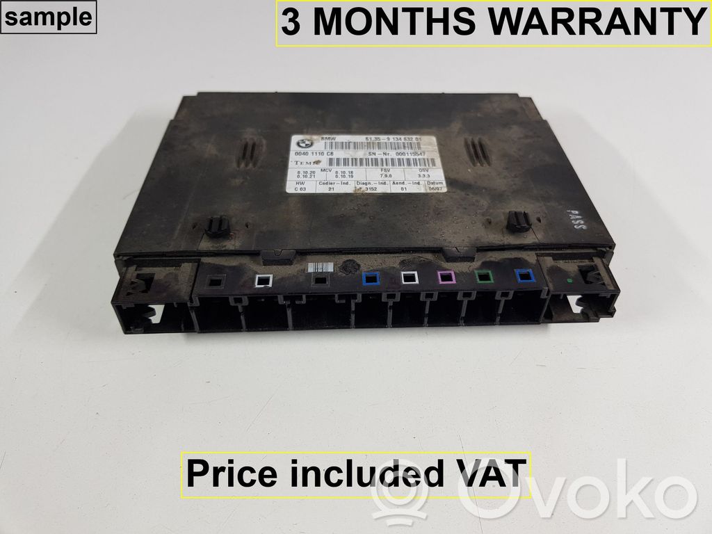 BMW 5 E60 E61 Seat control module 