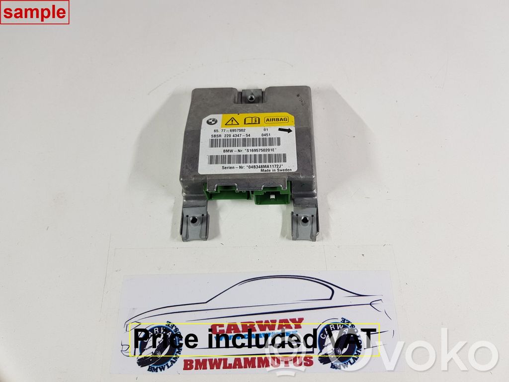 BMW 5 E60 E61 Sterownik / Moduł Airbag 