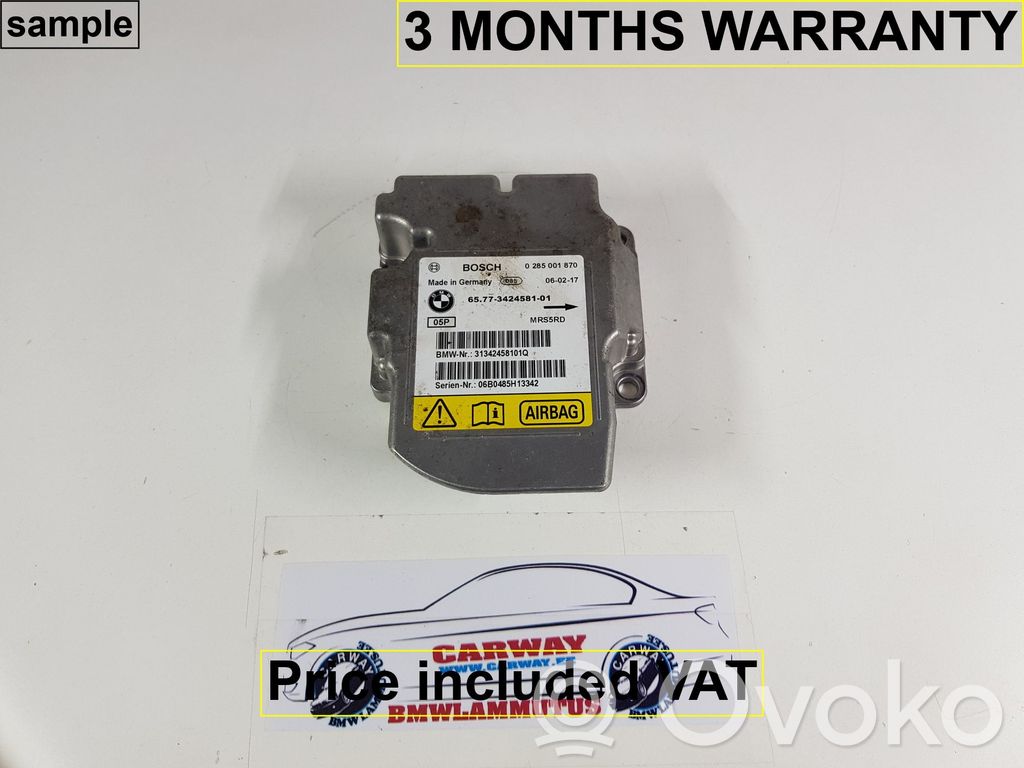 BMW X3 E83 Airbag control unit/module 