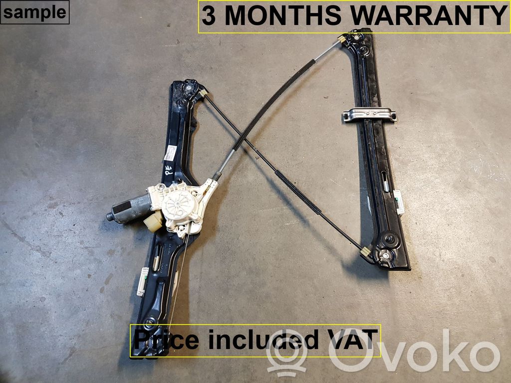 Front door window regulator with motor   51337166380,7166380,7166380