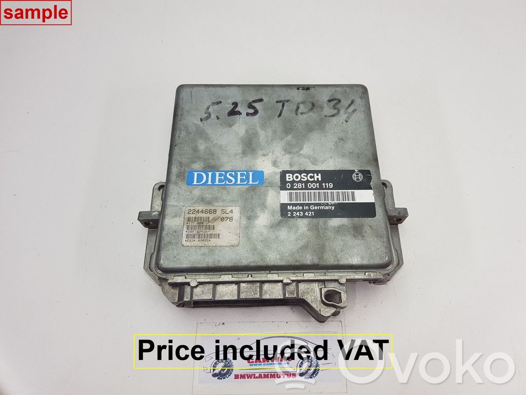 BMW 5 E34 Sterownik / Moduł ECU 