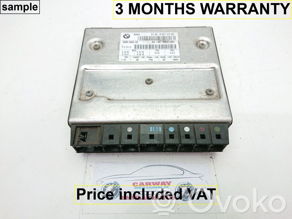 BMW 7 E65 E66 Sēdekļa vadības modulis 