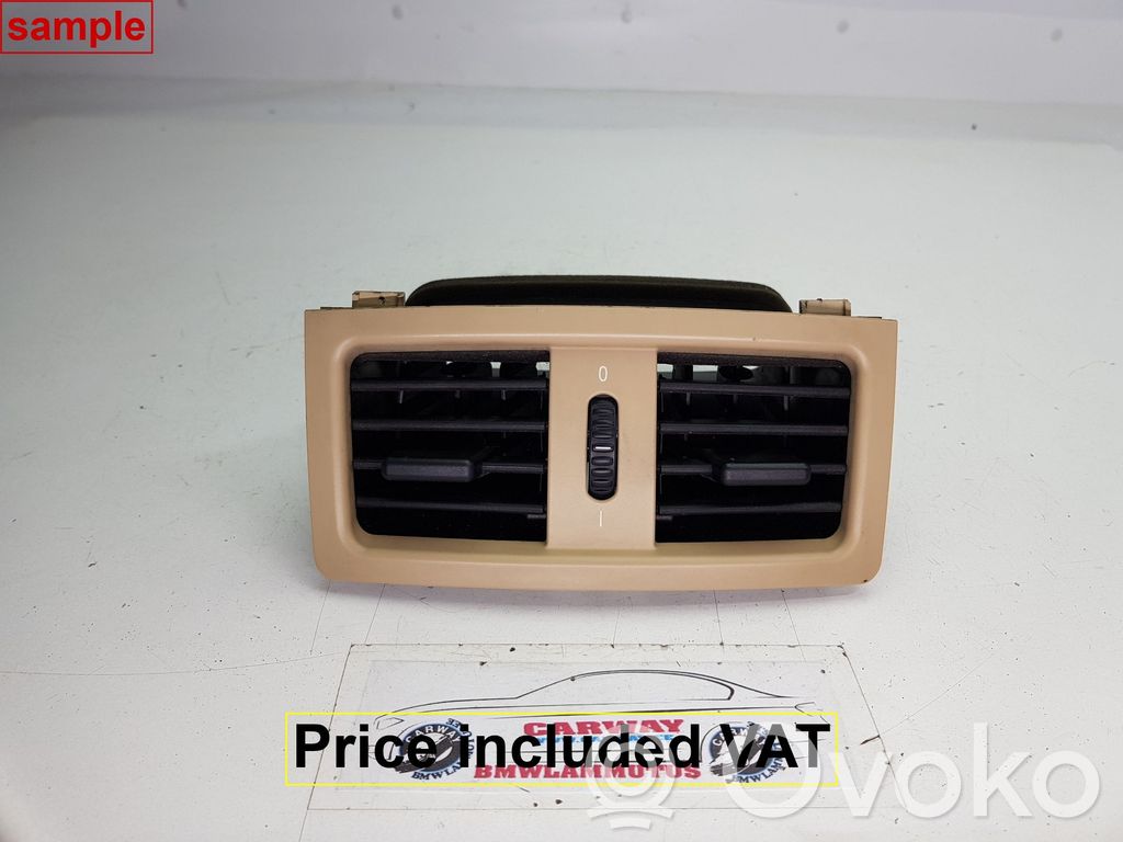 BMW 5 E60 E61 Rejilla de ventilación trasera 