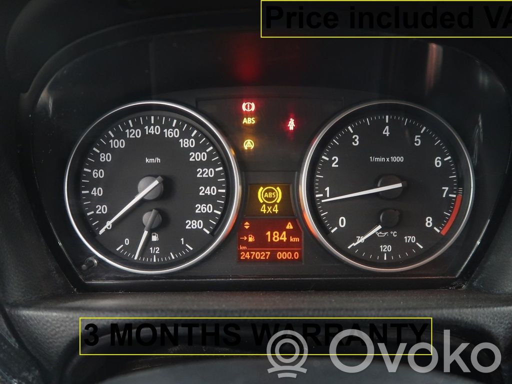 BMW 3 E92 E93 Spidometrs (instrumentu panelī) 