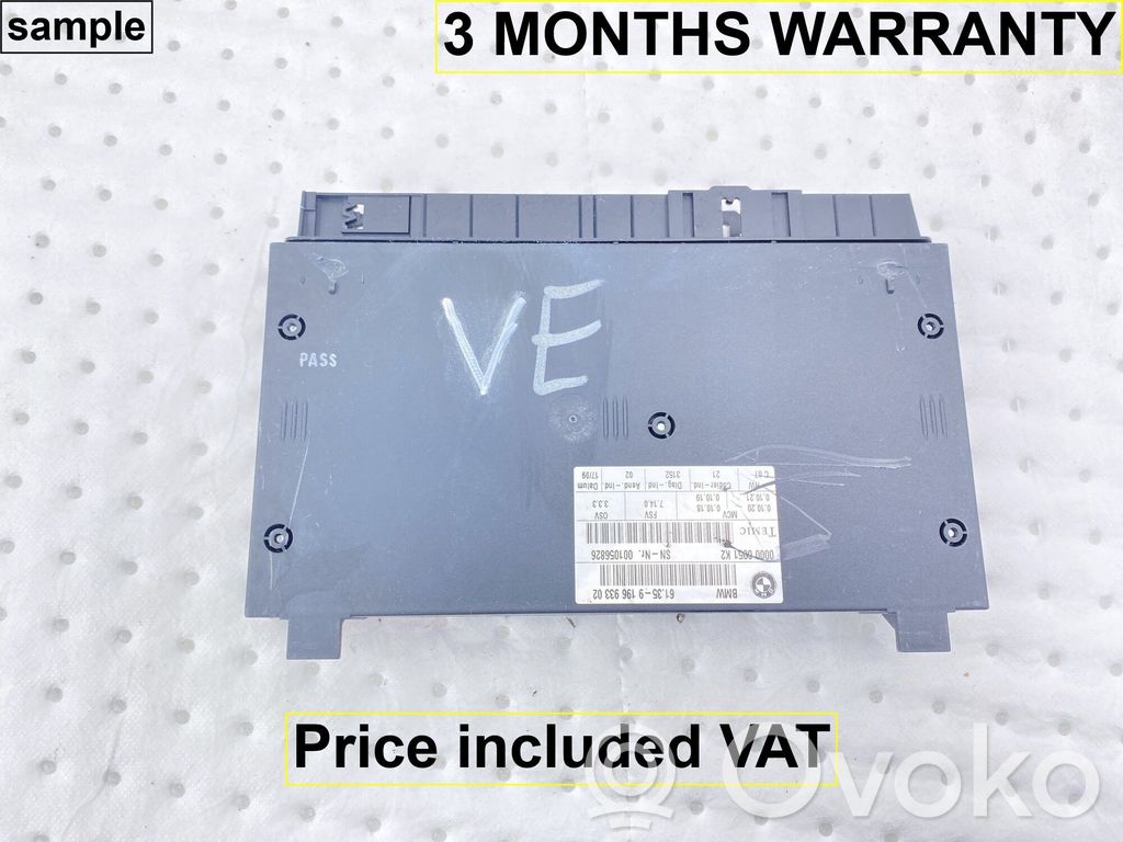 BMW 3 E90 E91 Seat control module 