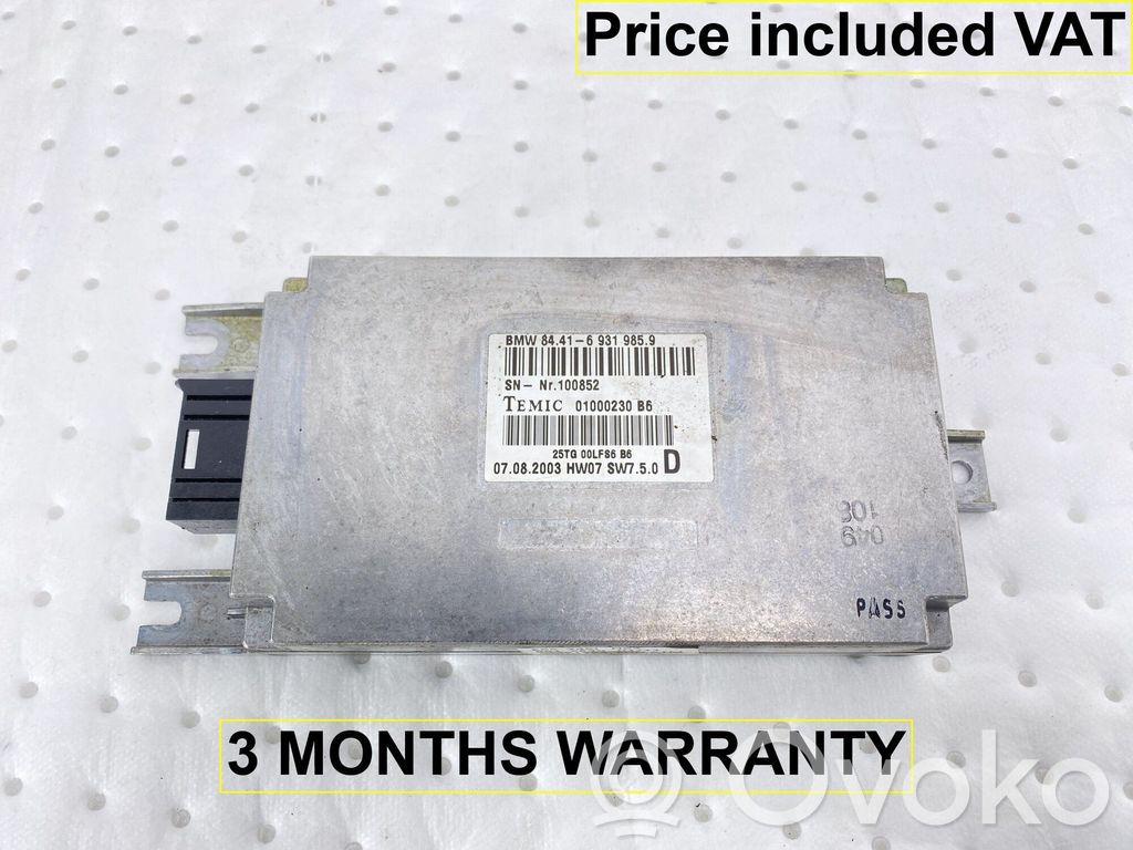 BMW 7 E65 E66 Module reconnaissance vocale 