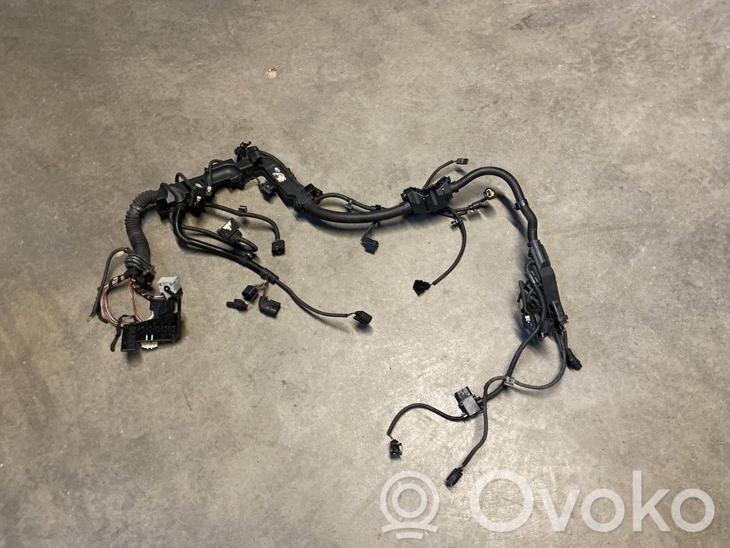 BMW 7 F01 F02 F03 F04 Wiązka przewodów silnika 