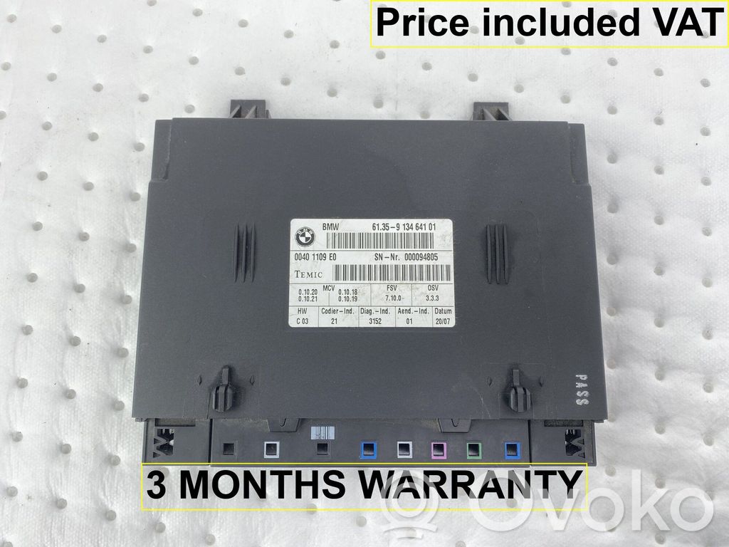 BMW 5 E60 E61 Module de commande de siège 