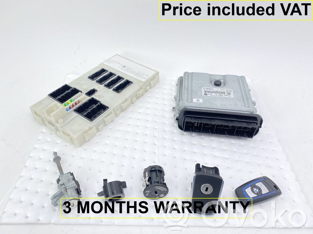 BMW 6 F12 F13 Kit centralina motore ECU e serratura 