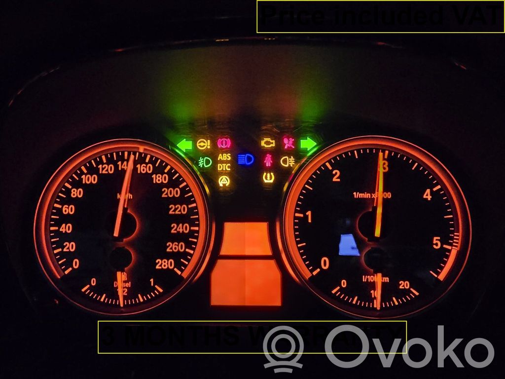 BMW 3 E90 E91 Geschwindigkeitsmesser Cockpit 