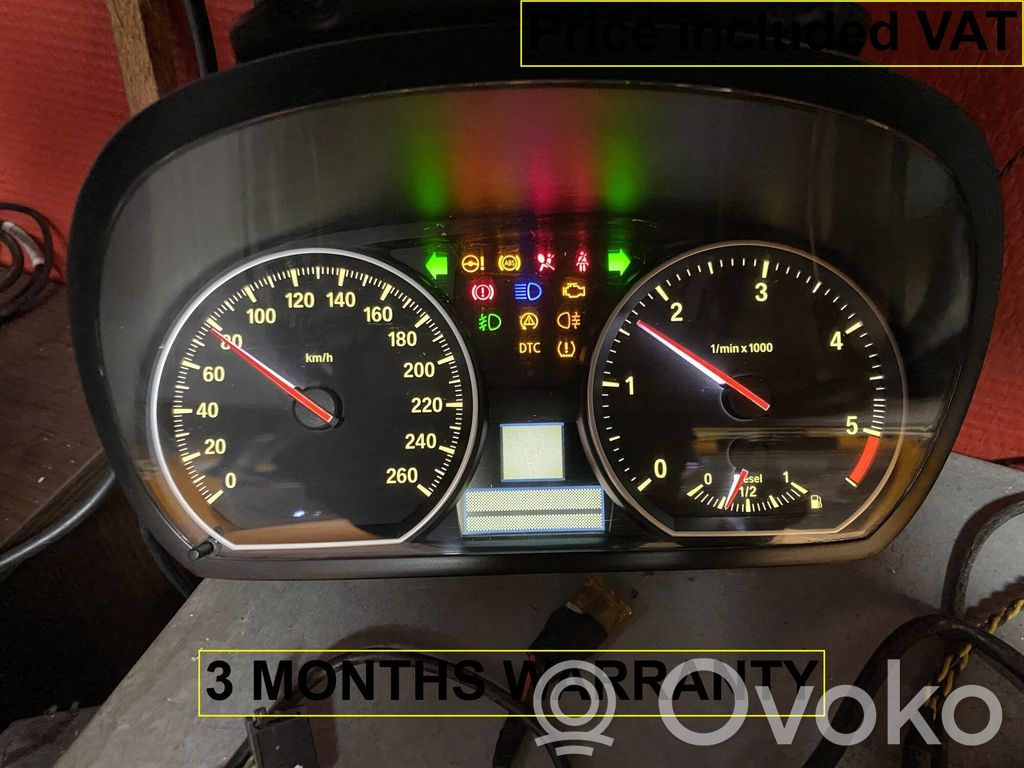 BMW 1 E82 E88 Spidometrs (instrumentu panelī) 