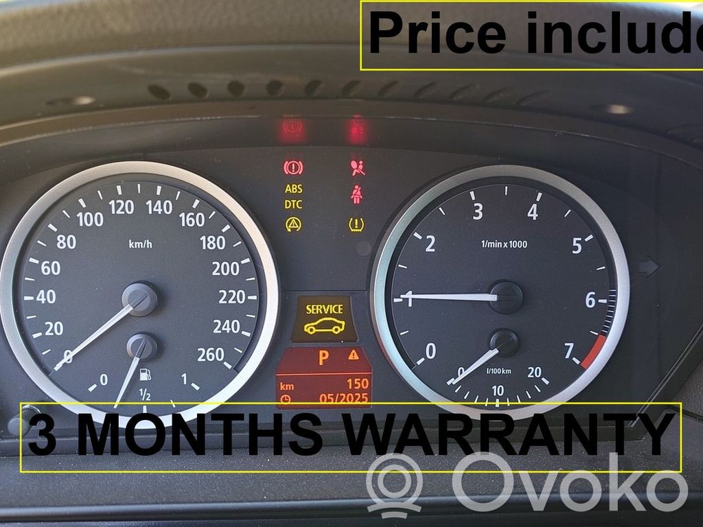 BMW 5 E60 E61 Vitezometru (grup de instrumente) 