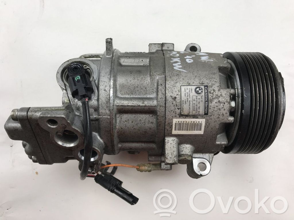 Ilmastointilaitteen kompressorin pumppu (A/C)   9182794,918279403