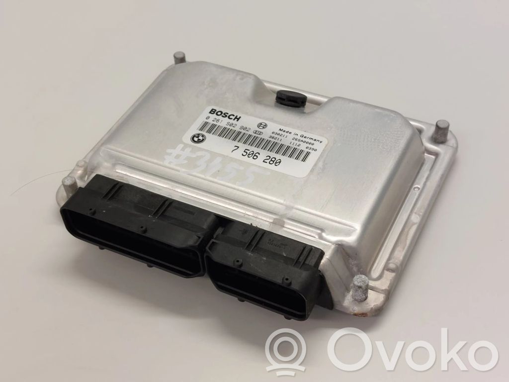 BMW 7 E65 E66 Engine control unit/module 