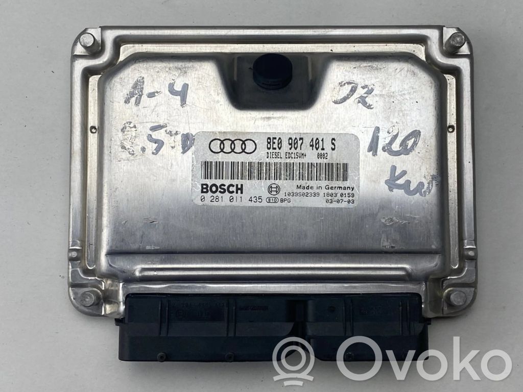 Audi A4 S4 B6 8E 8H Engine control unit/module 