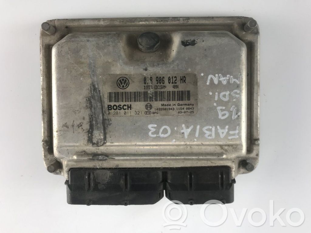 Skoda Fabia Mk1 (6Y) Engine control unit/module 