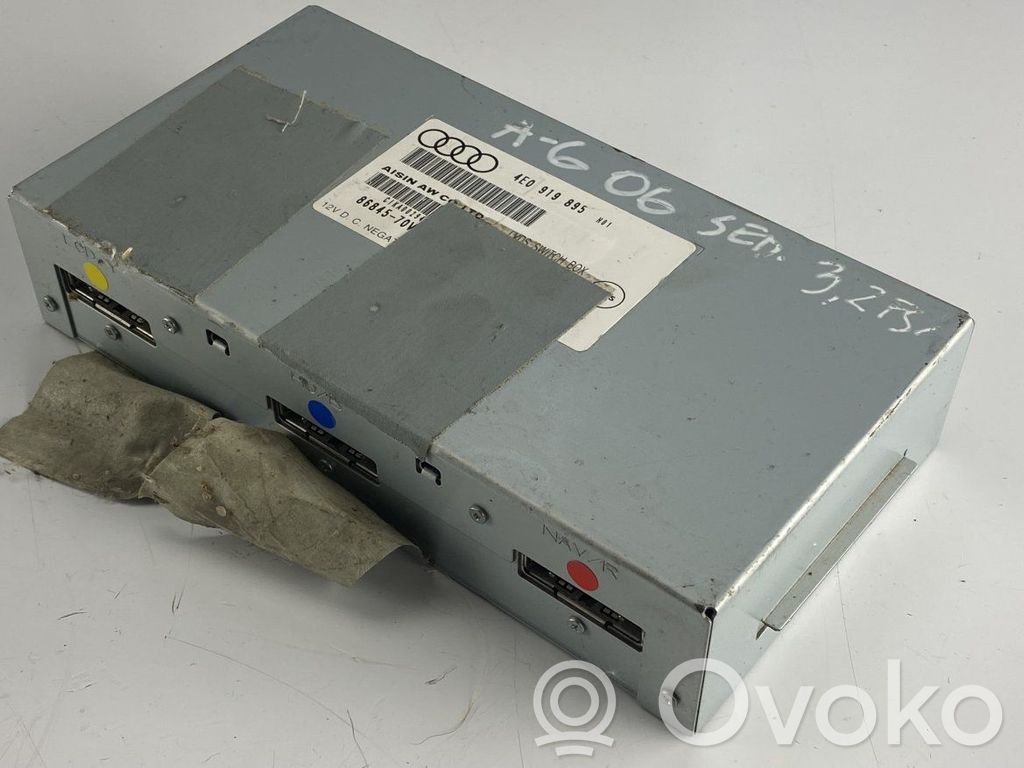 Audi A6 S6 C6 4F GPS navigation control unit/module 
