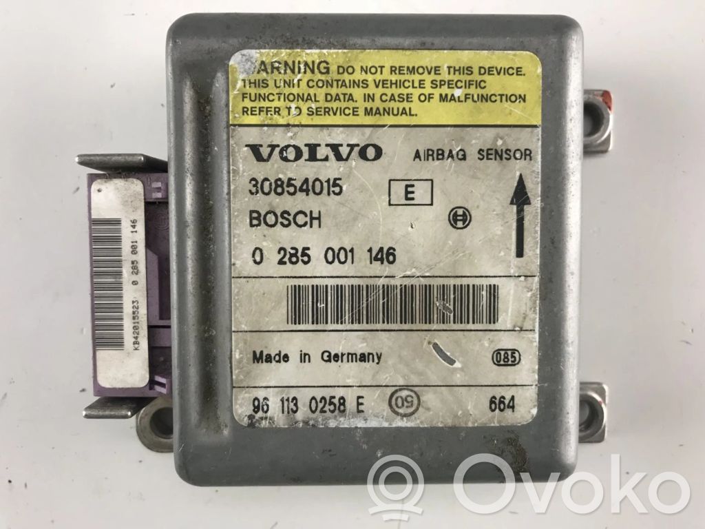 Volvo S40, V40 Airbag control unit/module 