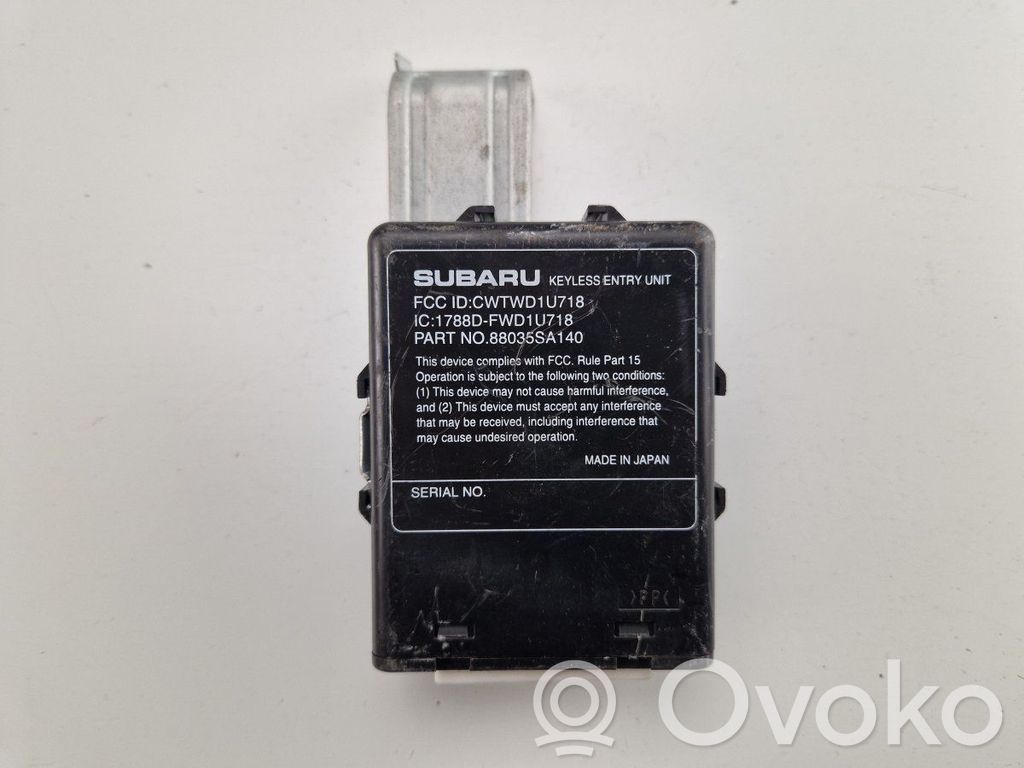 Subaru Forester SH Module de contrôle sans clé Go 