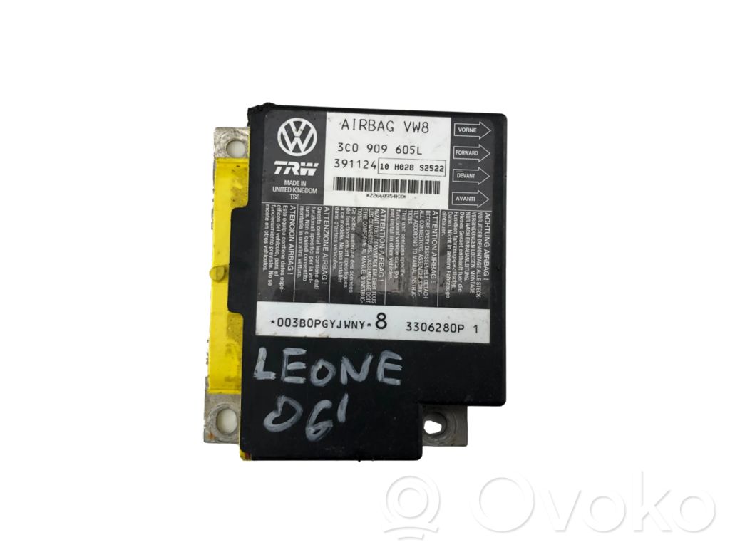 Seat Leon (1P) Airbag control unit/module 
