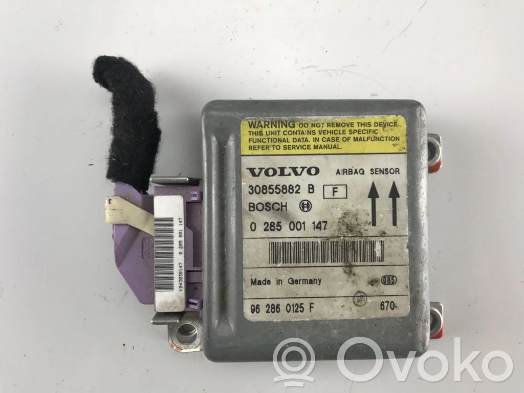 Volvo S40, V40 Airbag control unit/module 