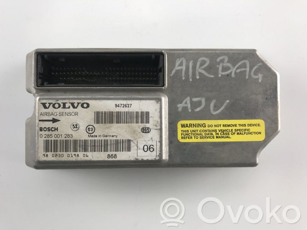 Volvo S80 Oro pagalvių valdymo blokas 