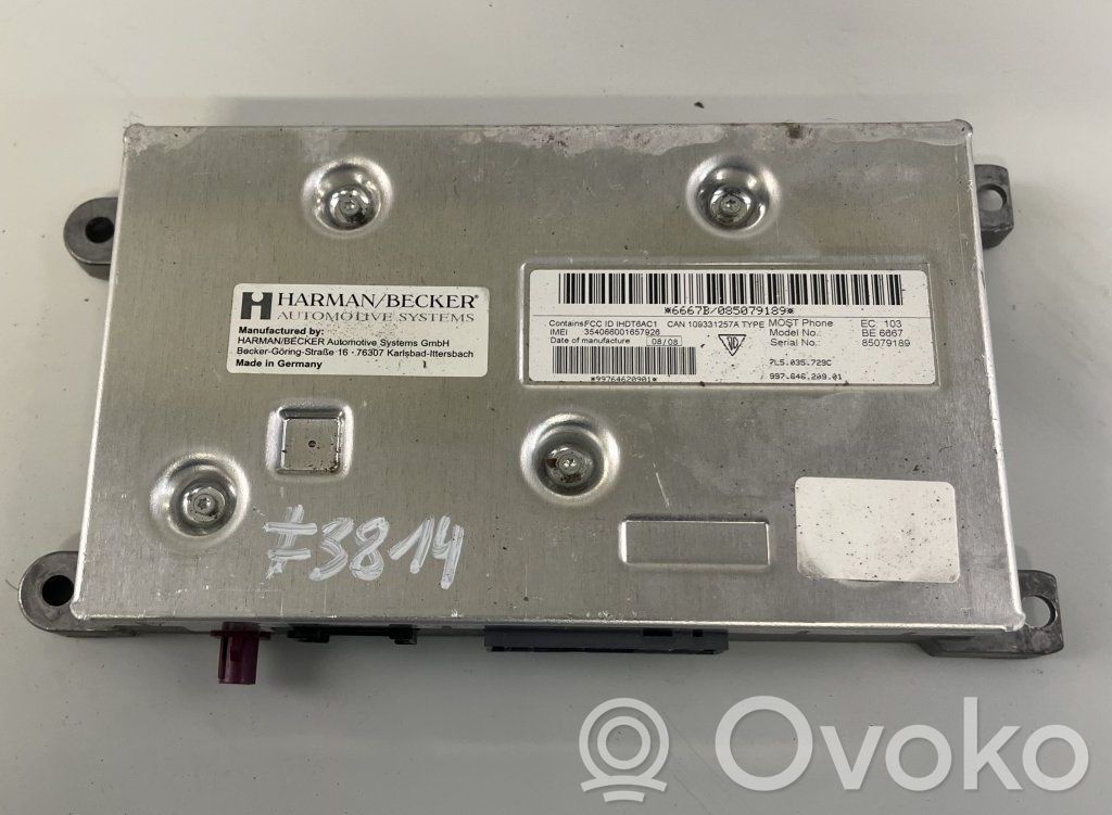 Porsche Cayenne (9PA) Sterownik / Moduł sterujący telefonem 