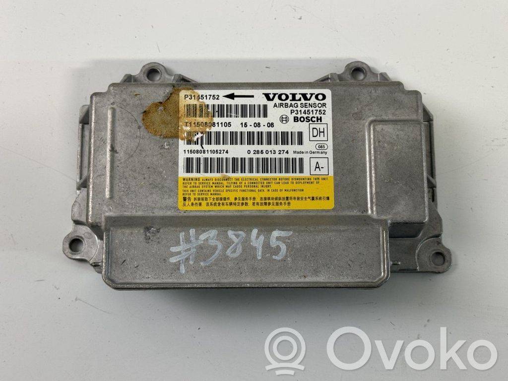 Volvo XC60 Airbag control unit/module 