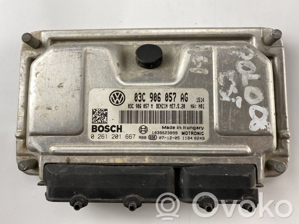 Volkswagen Polo IV 9N3 Engine control unit/module 