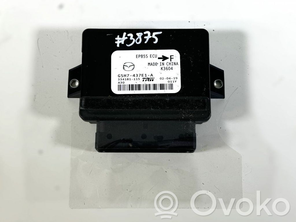 Mazda 6 Hand brake control module 