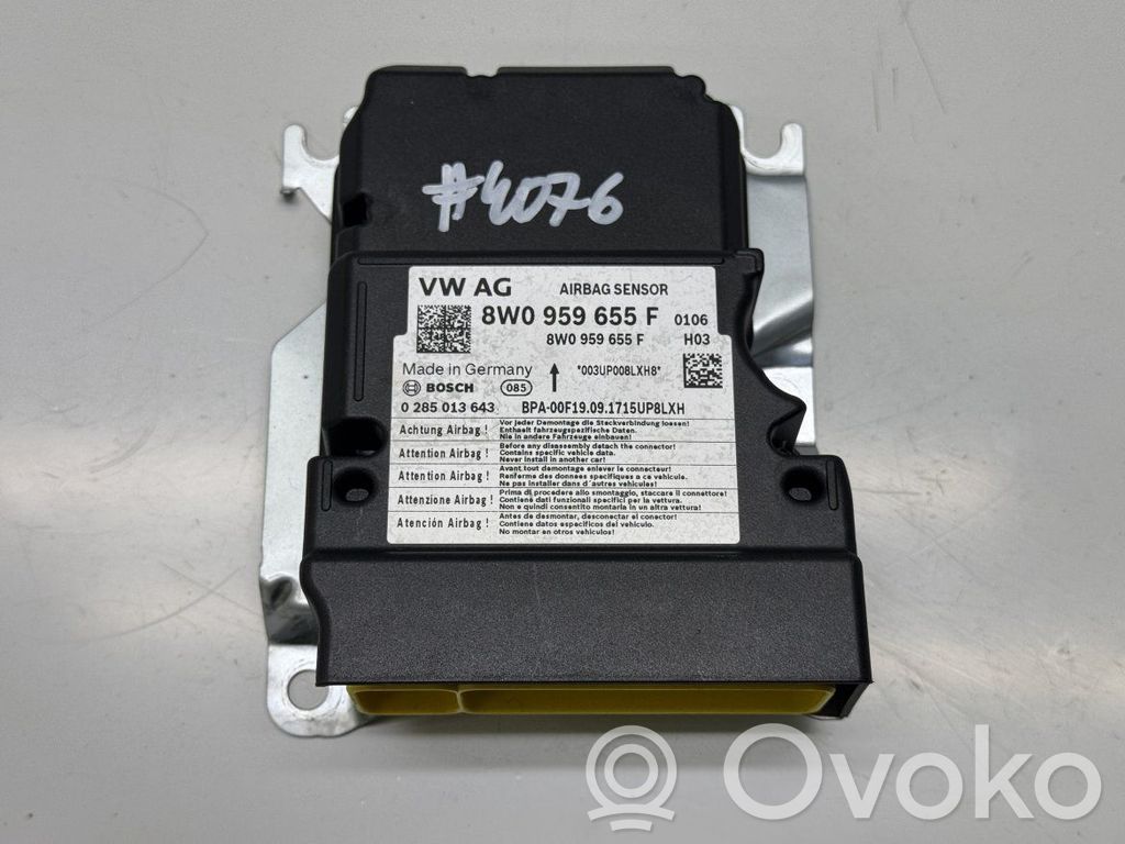 Audi A4 Allroad B9 Airbag control unit/module 