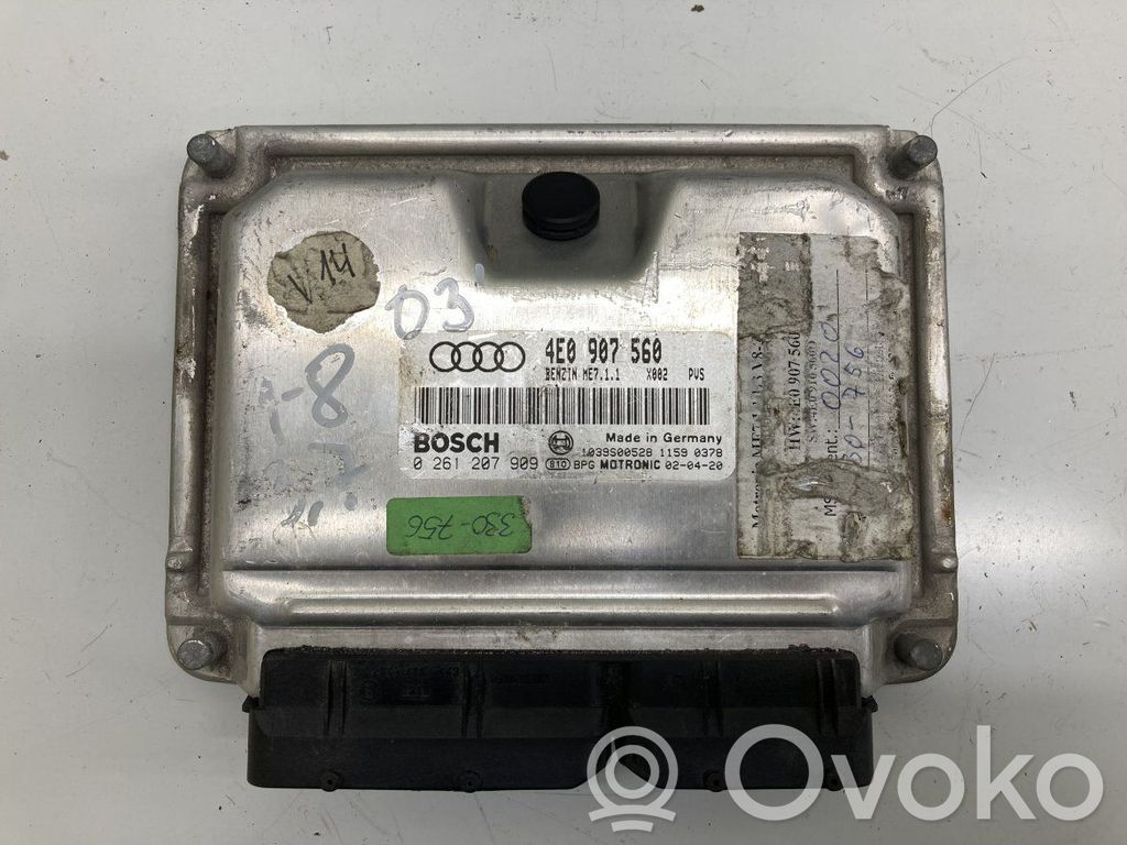 Audi A8 S8 D3 4E Variklio valdymo blokas 