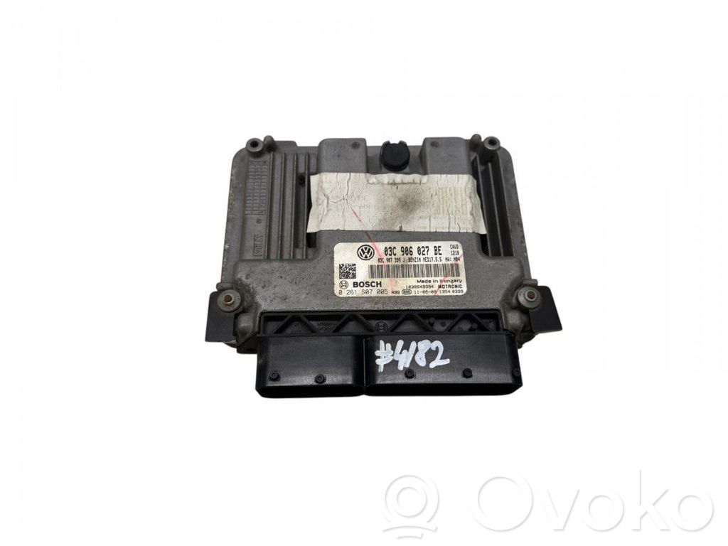 Engine control unit/module   03C906027BE,03C906027BE,0261S07005