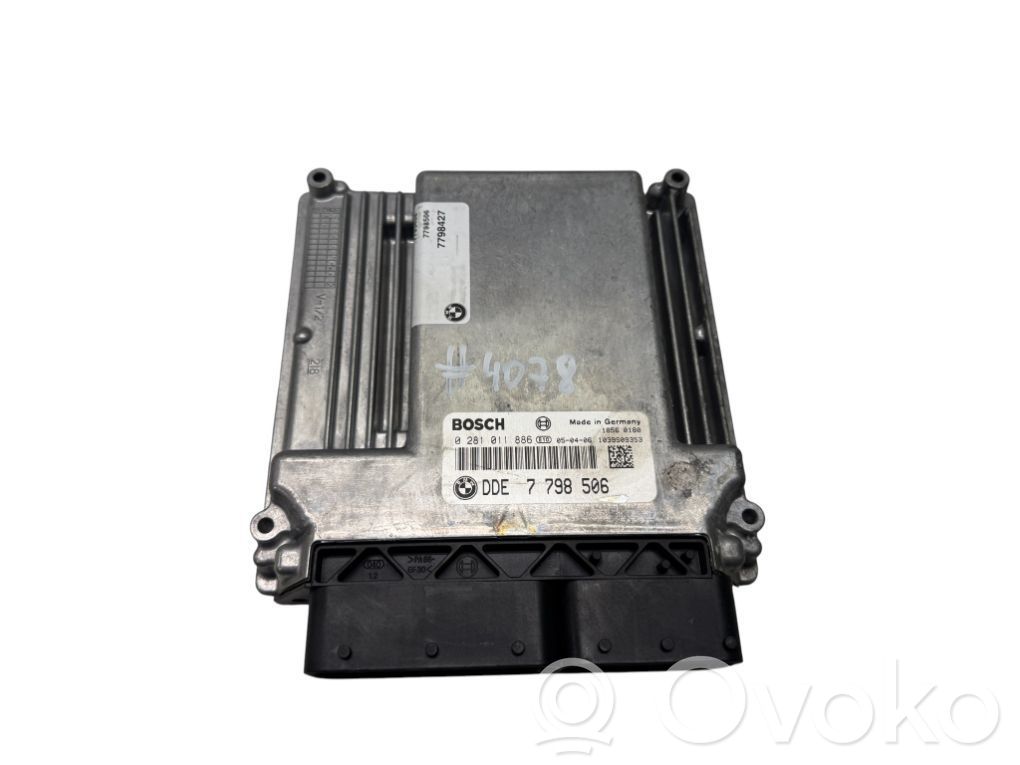 BMW 7 E65 E66 Unidad de control/módulo del motor 