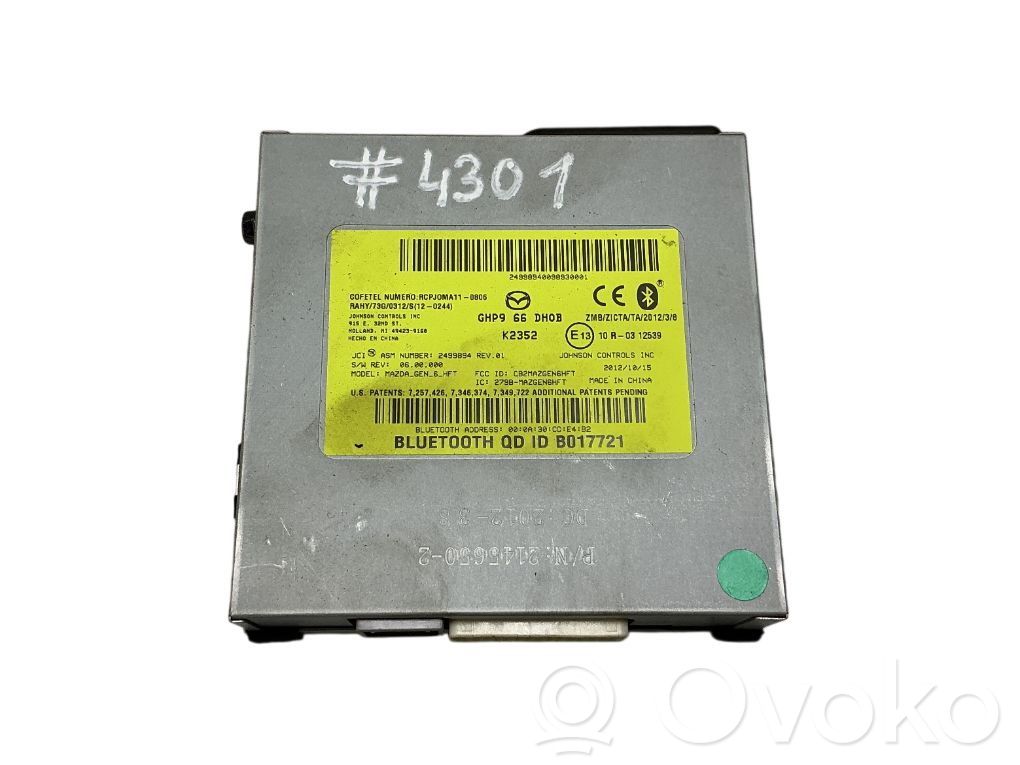 Mazda 6 Phone control unit/module 