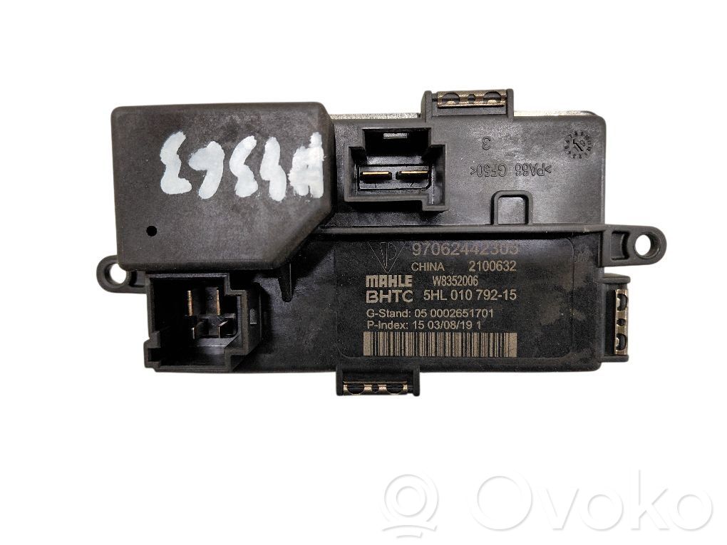 Porsche Panamera (970) Résistance moteur de ventilateur de chauffage 