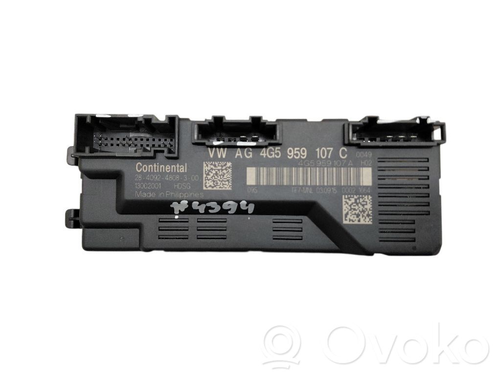 Tailgate/trunk control unit/module   4G5959107C,4G5959107C