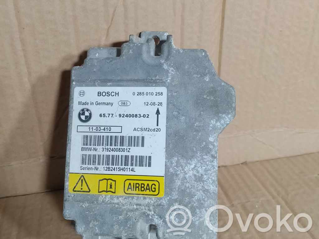 BMW X5 E70 Airbag control unit/module 