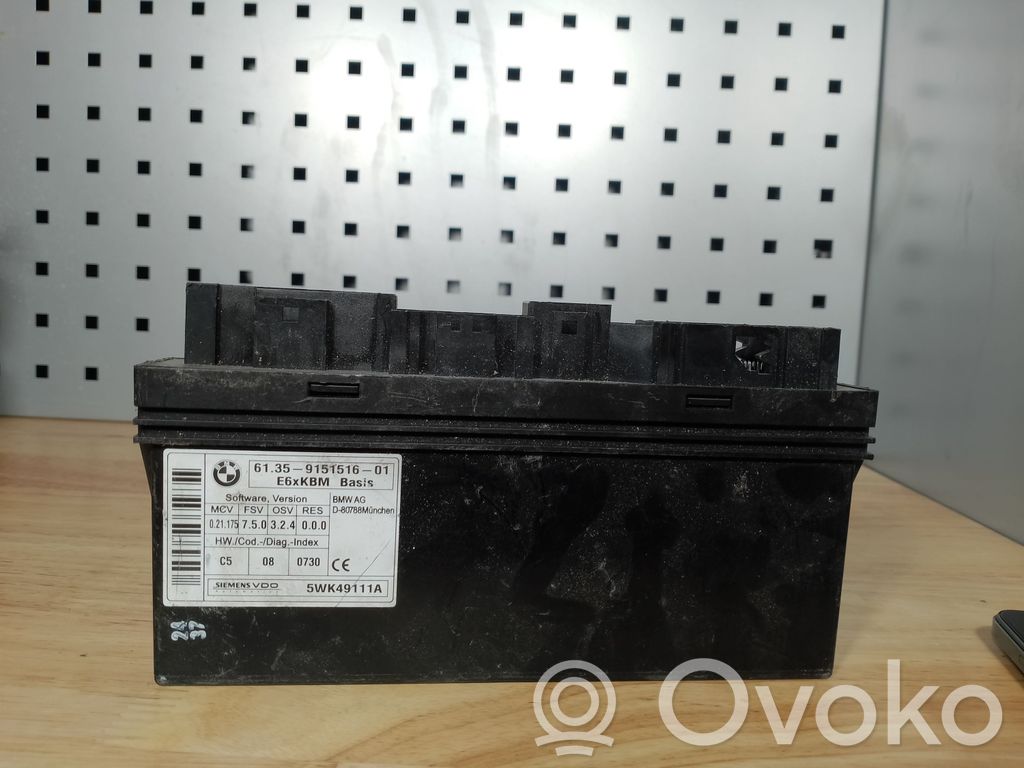 BMW 5 E60 E61 Komforto modulis 