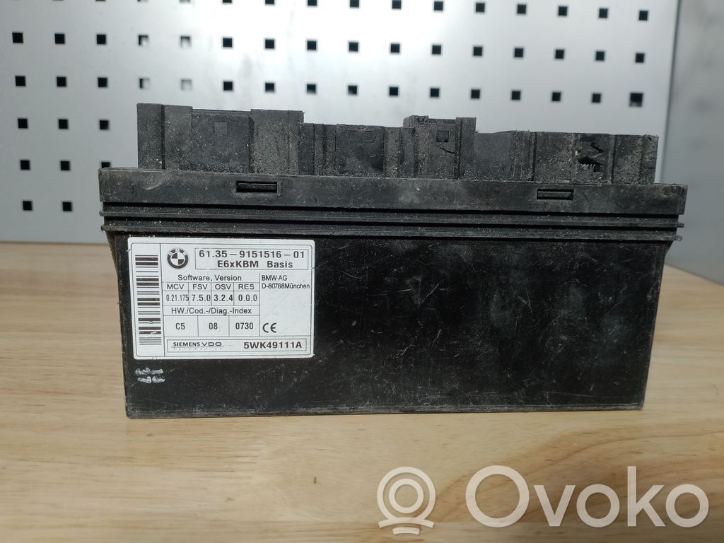 BMW 5 E60 E61 Komforto modulis 