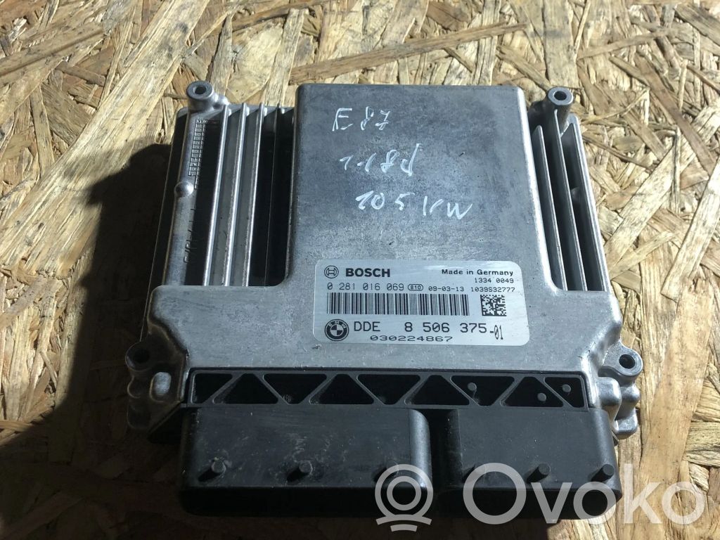 Engine control unit/module   0281016069,13340049,103932777,030224867,090313,8506375