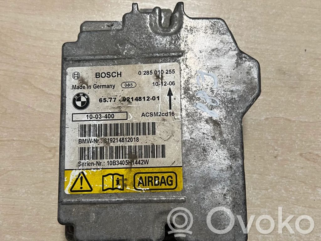 BMW 1 E82 E88 Unitate/modul de comandă airbaguri 