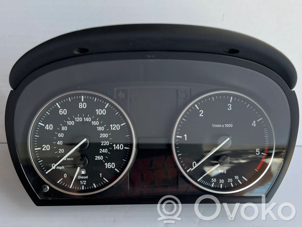 BMW 3 E90 E91 Speedometer (instrument cluster) 