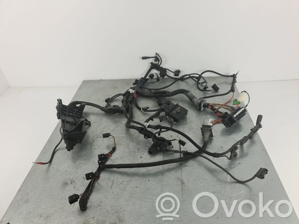 BMW 3 E90 E91 Wiązka przewodów silnika 