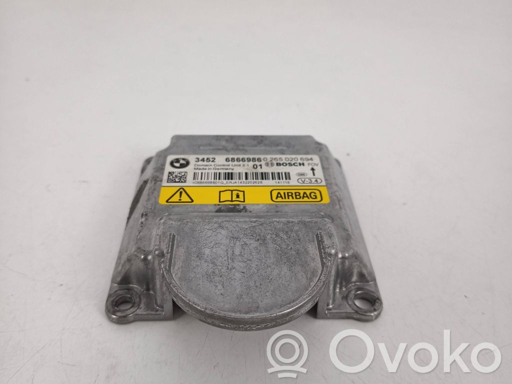 BMW 6 F06 Gran coupe Unitate/modul de comandă airbaguri 