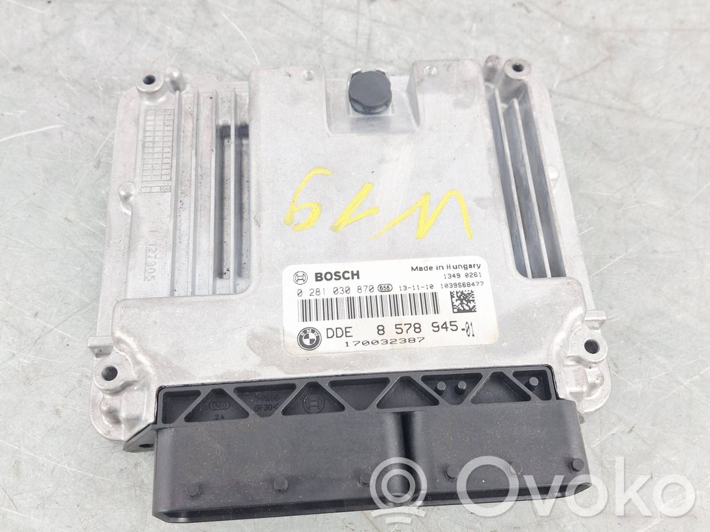 BMW 3 F30 F35 F31 Unitate/modul de control motor 